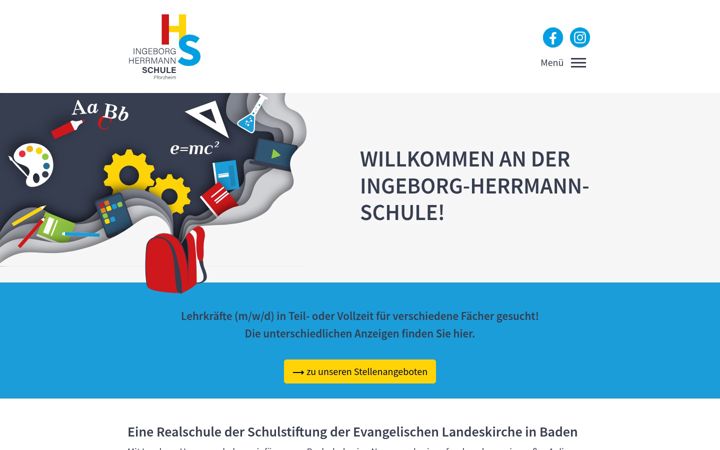 Screenshot of ihs-pforzheim.de
