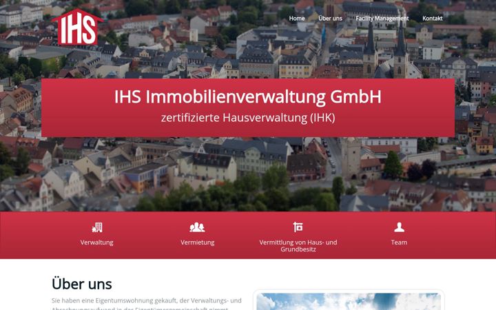 Screenshot of ihs-saalfeld.de