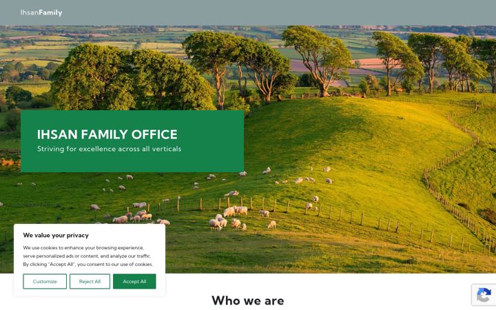 Screenshot of ihsanfamily.com