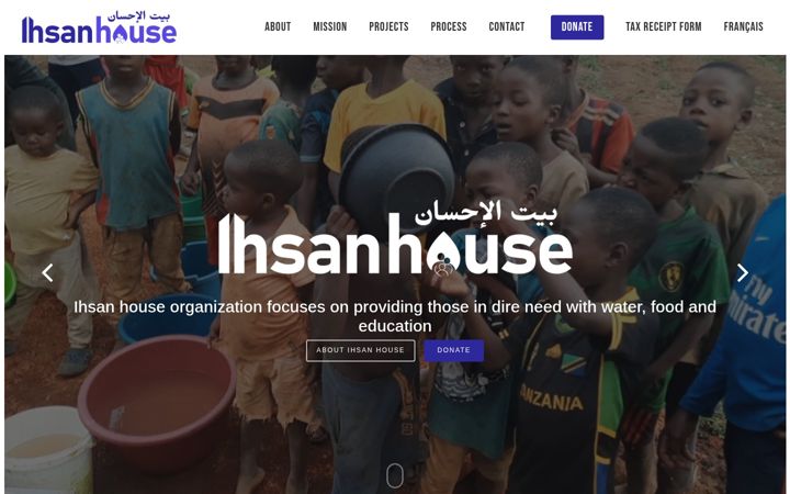 Screenshot of ihsanhouse.com