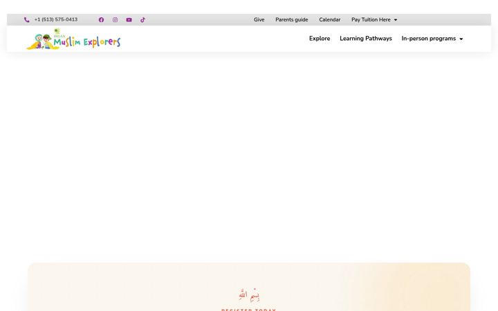 Screenshot of ihsanmuslimexplorers.org