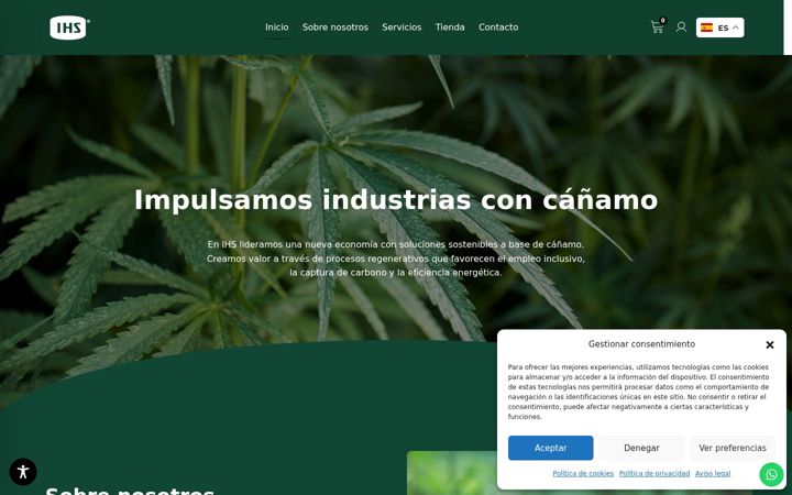 Screenshot of ihsgrupo.es