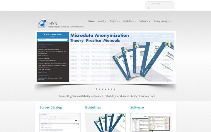 Screenshot of ihsn.org