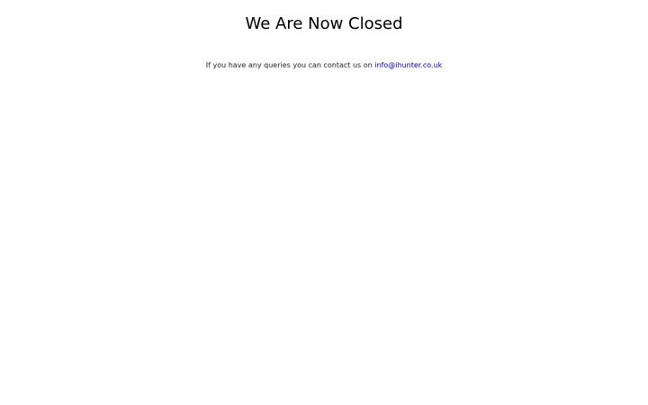Screenshot of ihunter.co.uk