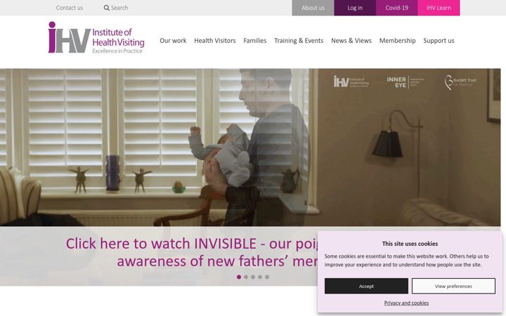Screenshot of ihv.org.uk