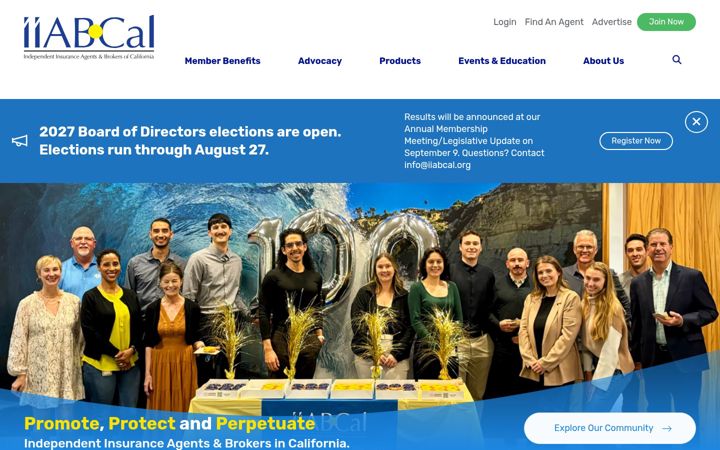 Screenshot of iiabcal.org