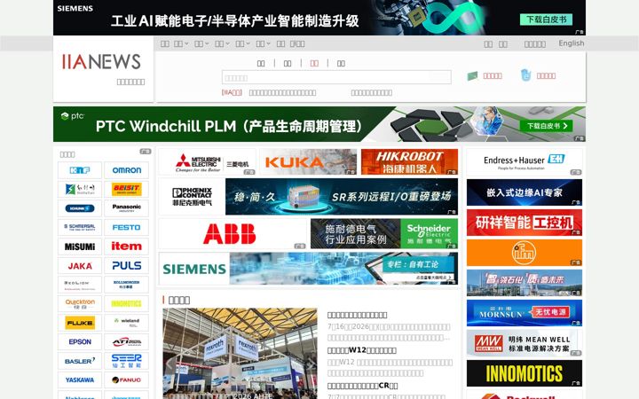 Screenshot of iianews.com