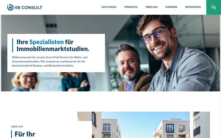 Screenshot of iib-consult.de
