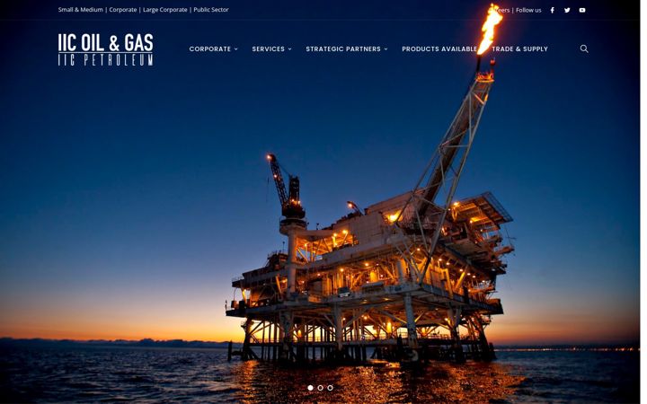 Screenshot of iicpetroleum.com