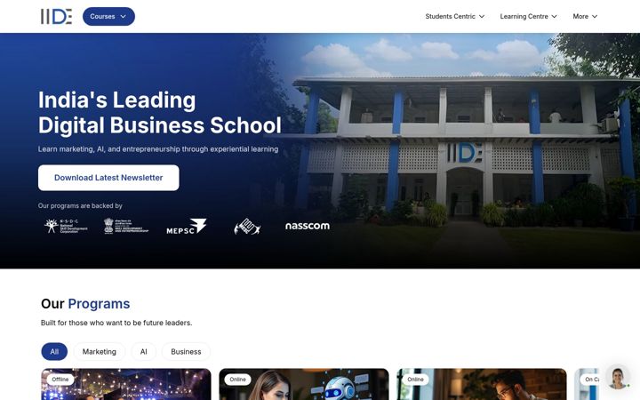 Screenshot of iide.co