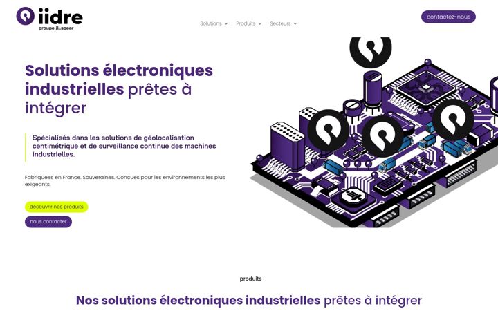 Captura de pantalla de iidre.com