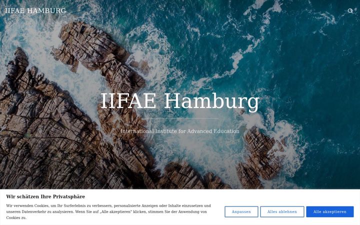 Screenshot of iifae.org