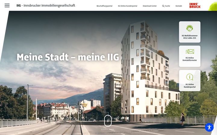 Screenshot of iig.at