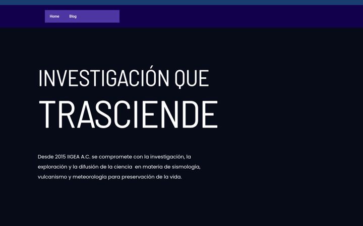 Captura de pantalla de iigea.com