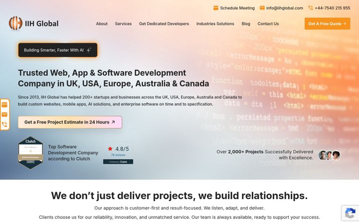 Screenshot of iihglobal.com