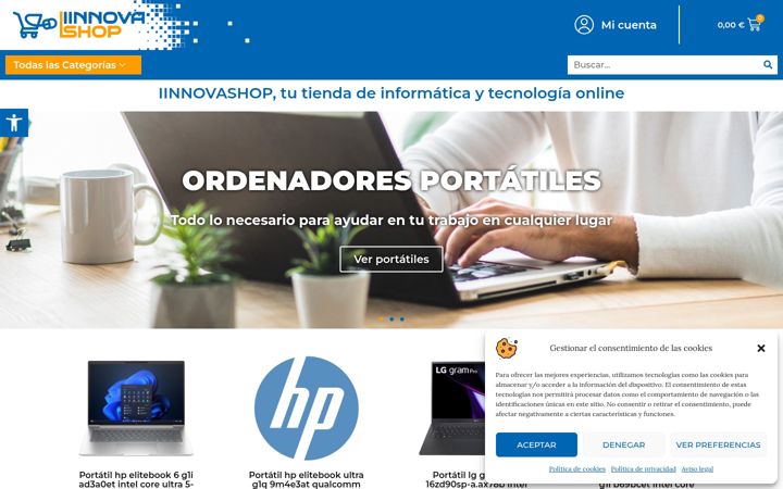 Képernyőkép: iinnovashop.com