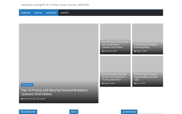 Screenshot of iiox.com