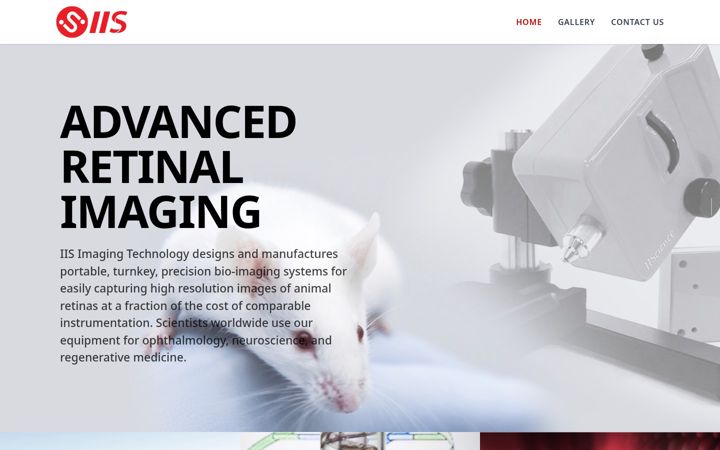 Screenshot of iiscience.com