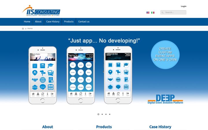 Screenshot of iisconsulting.it