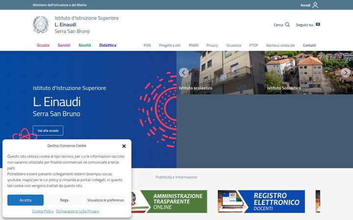 Screenshot of iiseinaudi.edu.it