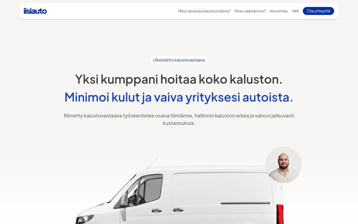 Screenshot of iisiauto.fi