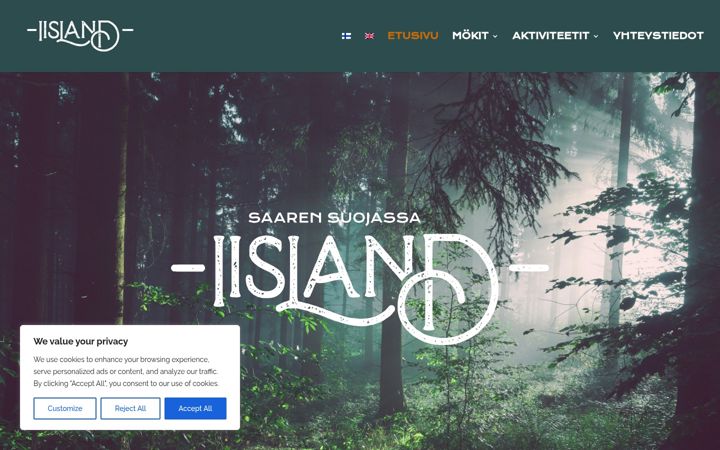 Screenshot of iisland.fi