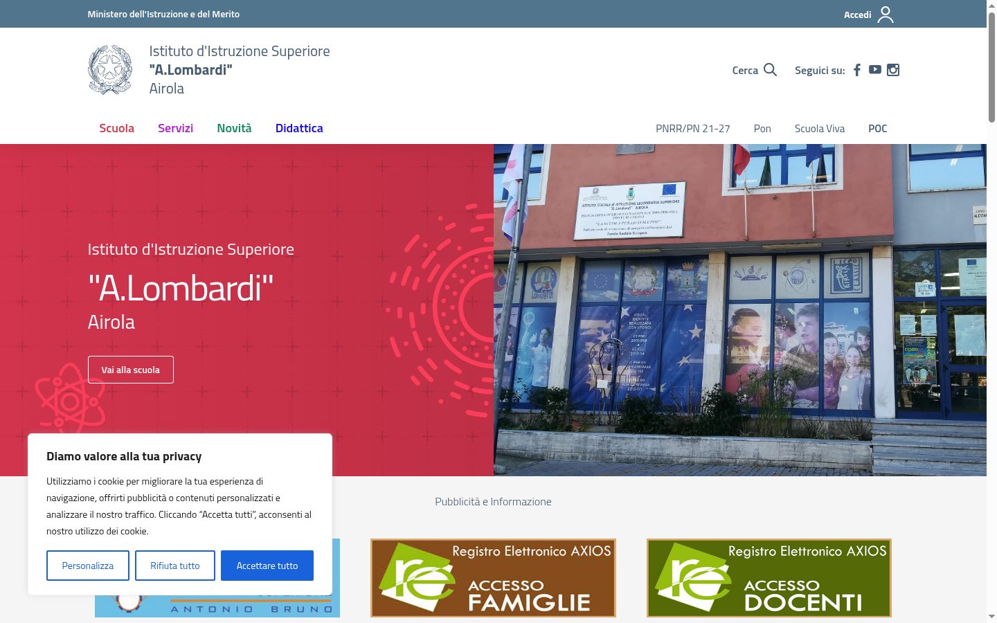 Sutikimo reklamjuostės, rodytos prieš bet kokią sąveiką, ekrano kopija