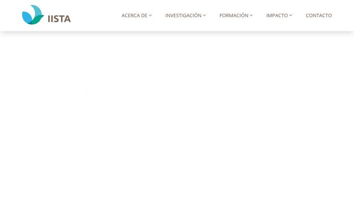Screenshot of iista.es