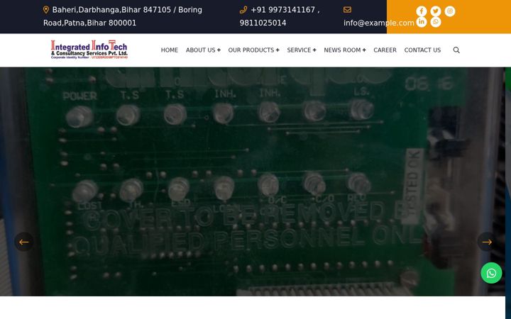 Captura de pantalla de iitcs.com