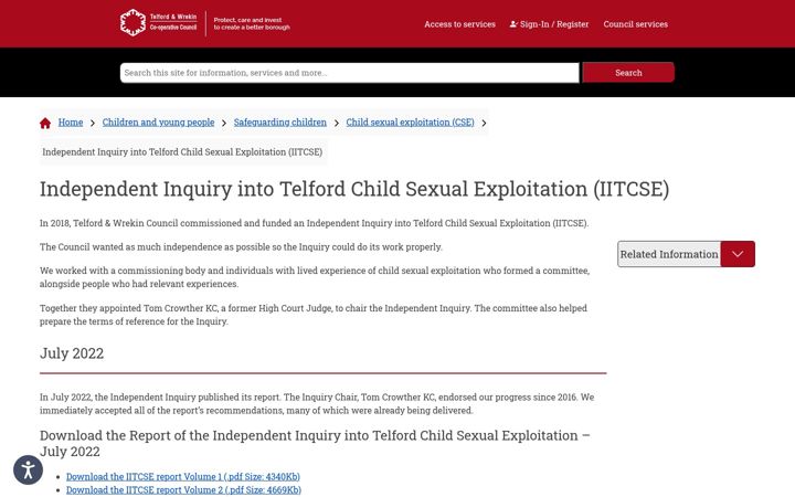 Screenshot of iitcse.com