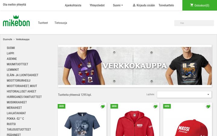 Skärmbild av iivoniskanen.com