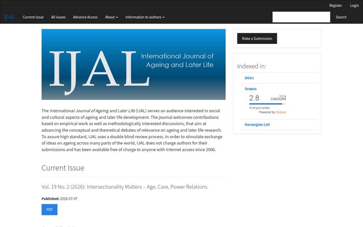 Screenshot of ijal.se