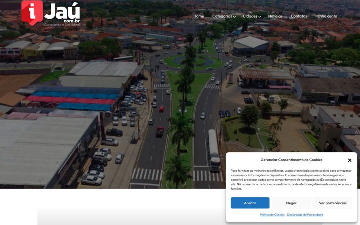 Screenshot of ijau.com.br
