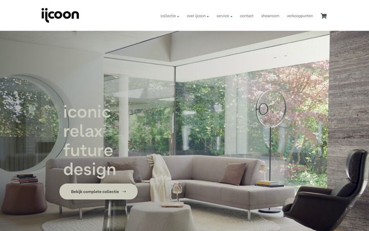 Screenshot of ijcoon.nl