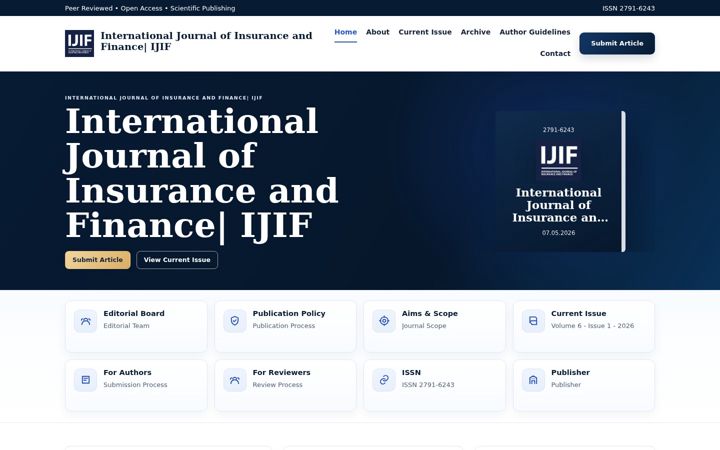 Screenshot of ijif.net