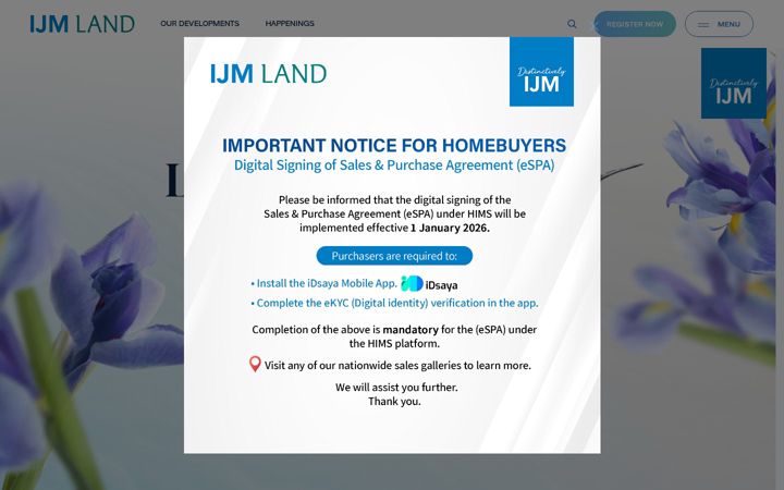 Screenshot of ijmland.com
