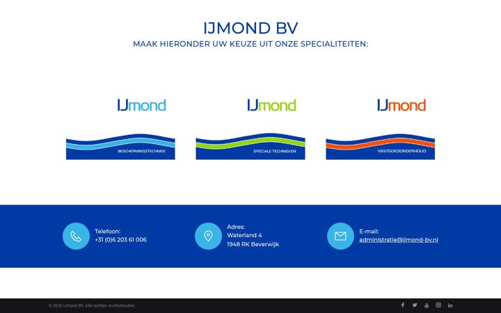 Screenshot of ijmond-bv.nl