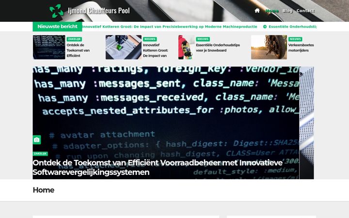 Screenshot of ijmond-chauffeurs-pool.nl