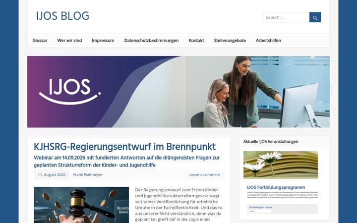 Screenshot of ijosblog.de