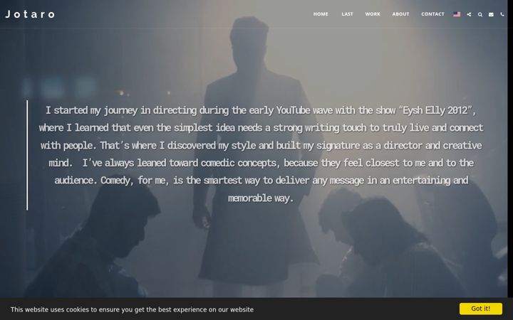 Screenshot of ijotaro.com