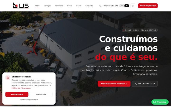 Screenshot of ijsantos.com