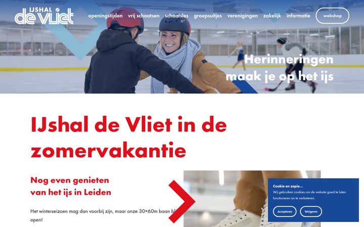 Screenshot of ijshaldevliet.nl