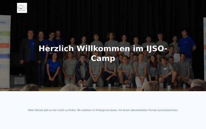 Screenshot of ijso-camp.de
