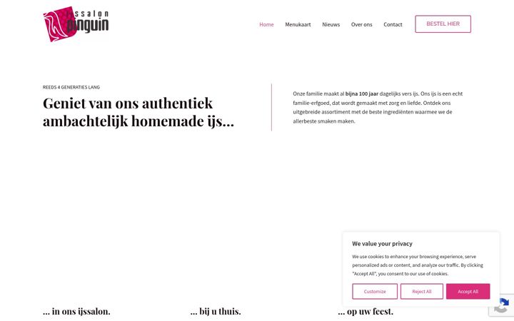 Screenshot of ijssalonpinguin.be