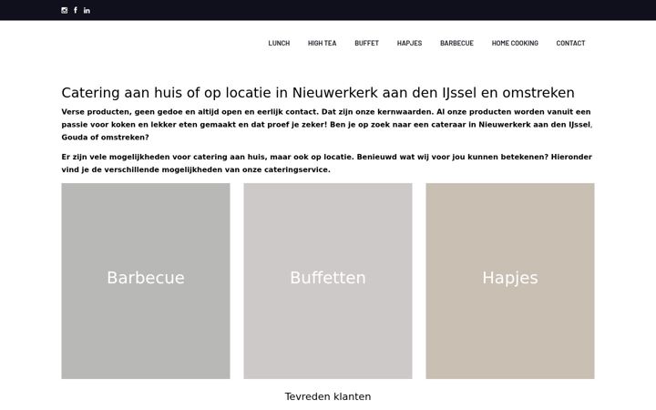 Screenshot von ijssel-catering.nl
