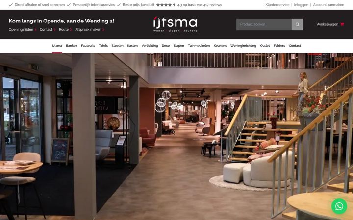 Screenshot of ijtsma.nl