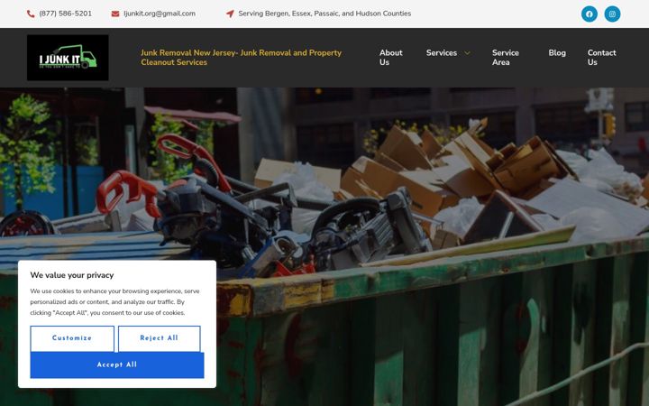 Screenshot of ijunkitnj.com