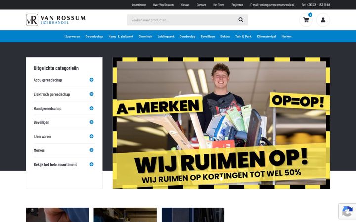 Screenshot of ijzerhandel.nl