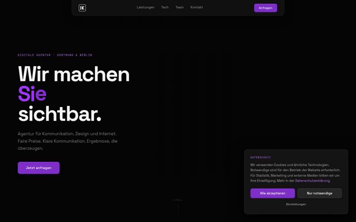 Screenshot of ik-websites.de