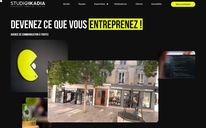 Screenshot of ikadia.fr